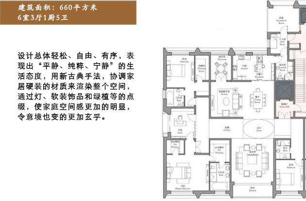 古北壹號(hào)660平米戶型解析